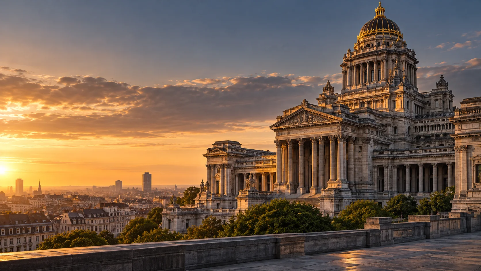 Le palais de justice de Bruxelles, place Poelaert